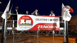 Comizio della lista "Galatone Bene Comune - Sebastiano Zenobini Sindaco" - 24 maggio 2022