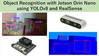 Object Recognition with Jetson Orin Nano using YOLOv8 and RealSense
