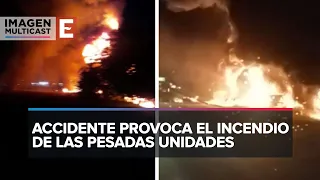 Choque de tráileres en la autopista Córdoba-Veracruz deja un muerto