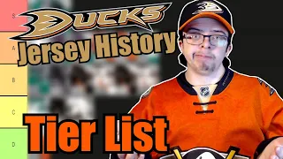 Anaheim Ducks Jersey History Tier List