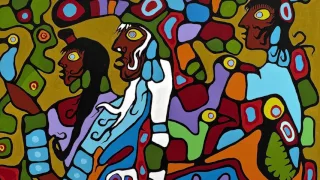 Norval Morrisseau at the McMichael