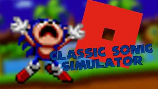 Classic Sonic Simulator in a nutshell