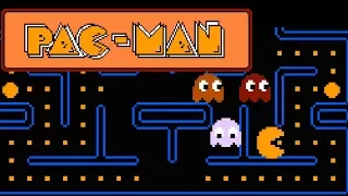 Pac-Man (NES) video game port | gameplay session for 1 Player