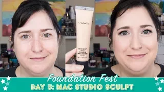 MAC Studio Sculpt | FOUNDATION FEST Review & Wear Test | Dry Skin Over 40