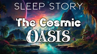 A Magical Space Odyssey - "The Cosmic Oasis" - Cozy Sleep Story with Brown Noise