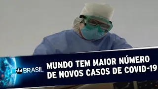 OMS registra maior número de novos casos de Covid-19 no mundo | SBT Brasil (25/07/20)