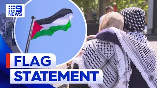 Sydney council votes to fly Palestinian flag | 9 News Australia