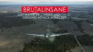 il2 Sturmovik: Battle of Stalingrad Luftwaffe VR Career Mission 1 Ground Attack Intercept