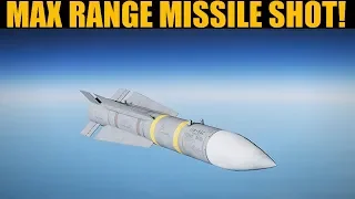 Max Long Range Air To Air Missile Kill (Aim-54 Phoenix - 140 Miles) | DCS WORLD