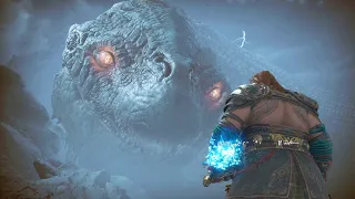 Thor Send World Serpent Back In Time (Giant Snake All Scenes) - God Of War Ragnarok PS5 2022