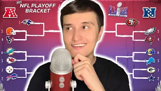 ASMR | 2024 NFL Football Playoffs Predictions 🏈💤  ( ASMR )