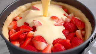 INCREDIBLY Delicious Strawberry Pie! The secret is in the combination of ingredients!