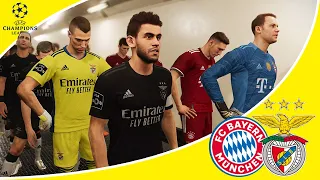 Benfica vs Bayern Munchen | Champions League 2021 | eFootball PES 22 Gameplay