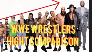 WWE TOP Superstars' Height Comparison! #wwerawhighlights #wwesmackdownhighlights #wwesuperstars