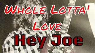 1960s guitar lessons "Whole Lotta Love" & "Hey Joe" Riffs