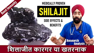 SHILAJIT : Proven Side Effect, Health Benefits & Dosage | Boost Immunity | Dr.Education Hindi Eng