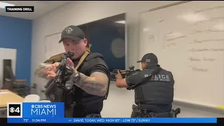 A behind-the-scenes look at active shooter drill by Miami police