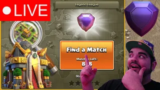 LAST DAY for Legend League, Clan War and More! (Clash Of Clans LIVE)