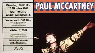 Paul McCartney - Live in Dortmund (October 17th, 1989) - Best Source Merge