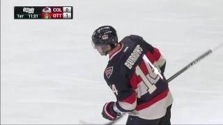 Burrows scores his first with the Senators