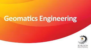 Geomatics Engineering at the Schulich School of Engineering