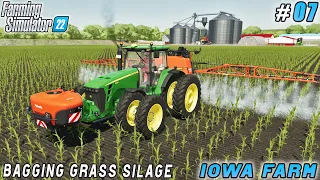 Making TMR for cows, new sprayer KUBOTA fertilizer | Iowa Plains View | Farming simulator 22 | #07