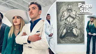 ‘Proud’ Madonna poses for sweet family photos at son Rocco Ritchie’s art show