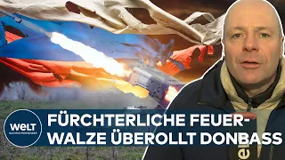 UKRAINE-KRIEG: Schweres Flammenwerfersystem TOS entfacht Höllenglut im Donbass