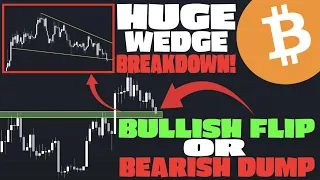 Bitcoin: Major 3 Month Wedge BREAKDOWN! What Now? (BTC)