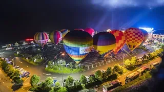 Hot air balloon festival offered spectacular views in Enshi Grand Canyon