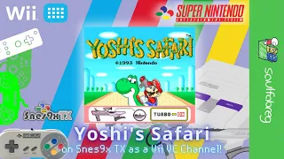 Yoshi's Safari (SNES) on Snes9x TX as a Wii VC Channel | saulfabreg Wii VC