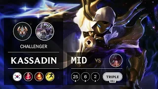 Kassadin Mid vs Akali - KR Challenger Patch 9.13