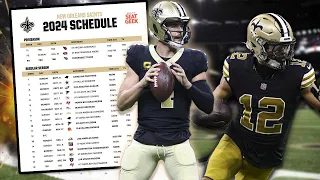 10 Wins?! New Orleans Saints 2024 Schedule Review and Predictions