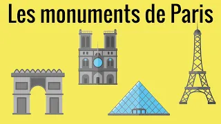 5 monuments célèbres de Paris en français avec sous-titres français et anglais, FLE – culture 1