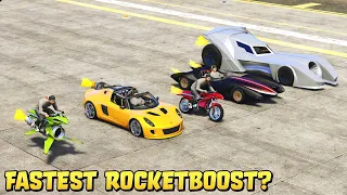 GTA 5 - WHICH IS  FASTEST ROCKET BOOST VEHICLE?