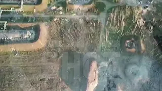 Кадры с дрона. Завод в Дзержинске после взрывов