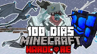 🟥SOBREVIVÍ 100 DIAS en el ARTICO en MINECRAFT HARDCORE (y ESTO es lo que PASÓ⚠️)