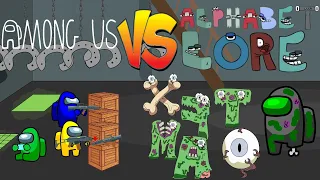 Among Us vs Zombie Alphabet Lore - 어몽어스 AMONG US ANIMATION