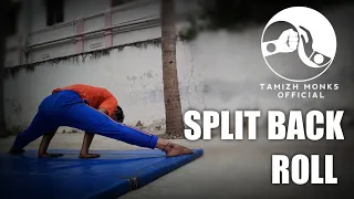Easy Back Split Roll Basics| Gymnastics Tutorial| Tamizh Monks