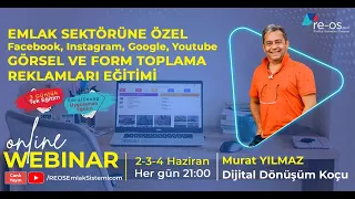 RE-OS.com - Emlakta Dijital Pazarlama Eğitimi - 2. Bölüm - Murat YILMAZ