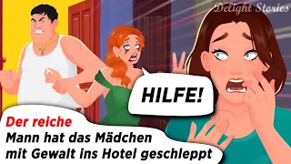 Ein dreckiger Reicher nahm ein Mädchen ins Hotel gegen ihren Willen