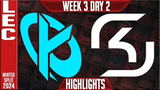 KC vs SK Highlights | LEC Winter 2024 Week 3 Day 2 | Karmine Corp vs SK Gaming