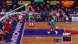 NBA Jam (Arcade) Game #17 of 27 - Cavaliers (Me) vs. Celtics (CPU)