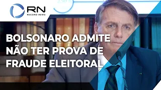 Bolsonaro não apresenta provas de fraudes eleitorais em live