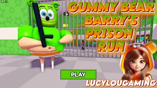 [📗NEW!] GUMMY BEAR BARRY'S PRISON RUN! #roblox #barrysprisonrun