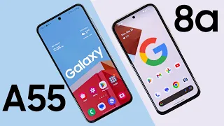 Galaxy A55 vs Pixel 8a: A REAL Day in the Life | Camera & Battery Test