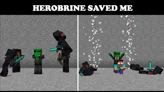 They try to kill me... But Herobrine saved me!!!