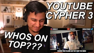 YOUTUBE CYPHER VOL 3 REACTION & BREAKDOWN PART 1 | FIRST SIX RAPPERS...WHO WON??