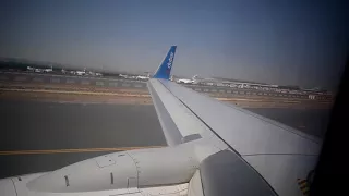 Incredible Sound HD Engine Startup, Taxi and Takeoff Fly Dubai Boeing 737-800 @ DXB