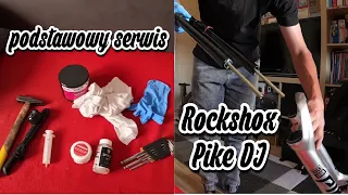 Podstawowy serwis Rockshox Pike DJ w domowych warunkach.
